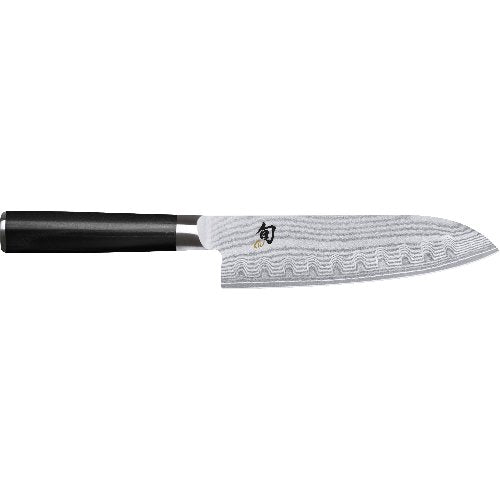 Kai Shun Classic Santoku mit Kullenschliff 18cm für präzise Schneidarbeiten