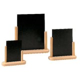 G. Vermes Tischtafel inkl. Gestell aus Holz natur A6 VPE 10
