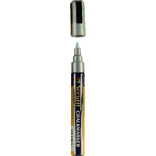 G. Vermes Kreidemarker 2-6 mm silber für glatte Oberflächen