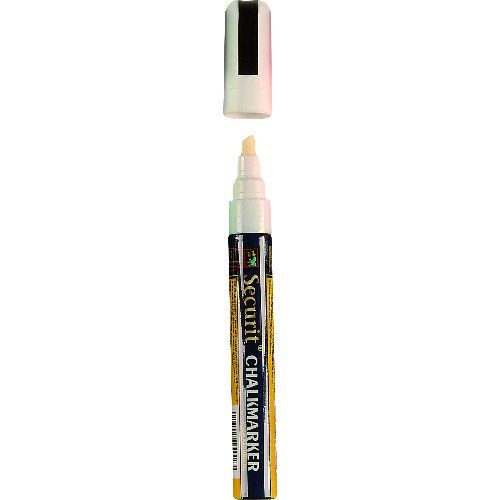 G. Vermes Kreidemarker 2-6 mm weiss für glatte Oberflächen