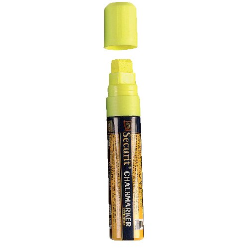 G. Vermes Kreidemarker 7-15 mm gelb für glatte Oberflächen