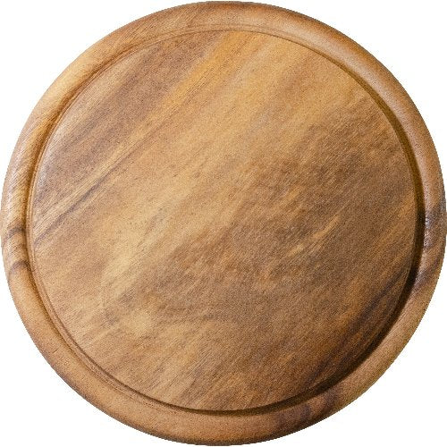 cent Steakteller mit Saftrille Ø25cm aus Akazienholz