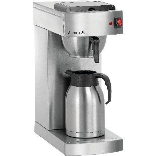 Bartscher Kaffeemaschine AURORA 20 mit Edelstahl-Isolierkanne und Heißwasserausgabe