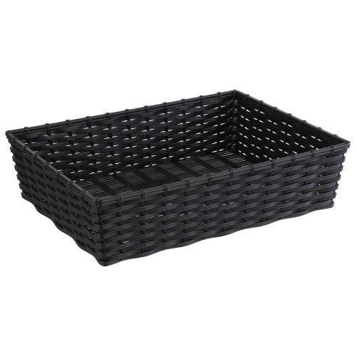 APS Korb Wicker Look, 39,5 x 29,5 cm, für die Präsentation von Speisen