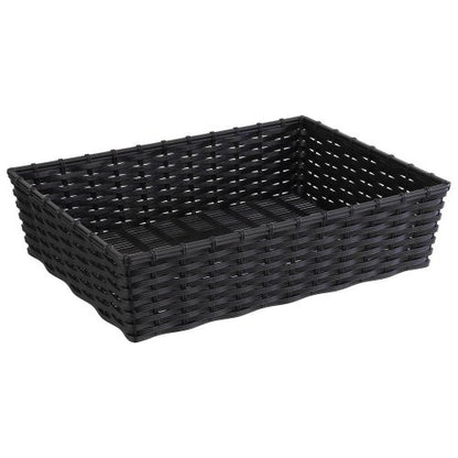 APS Korb Wicker Look, 39,5 x 29,5 cm, für die Präsentation von Speisen