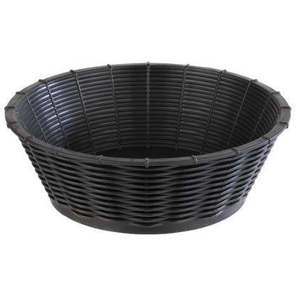 APS Korb im Wicker-Look, Ø 20 cm, für die Präsentation von Speisen in der Gastronomie.