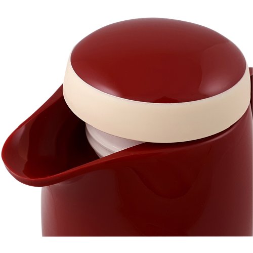 Helios Isolierkanne Wave 1,0 Liter in Rot für Gastronomie