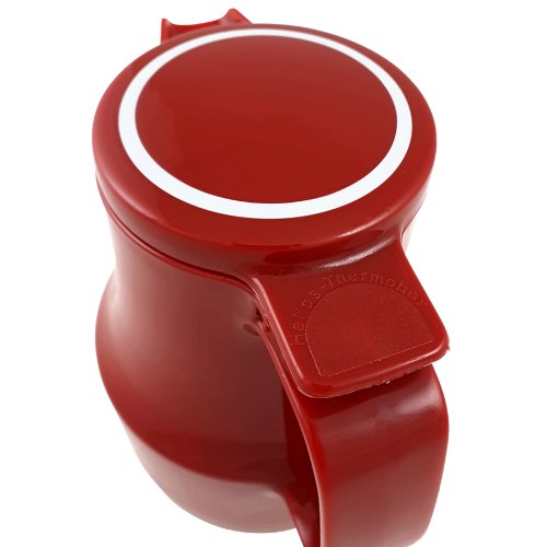 Helios Isolierkanne Thermoboy 0,3 Liter in Rot für Gastronomie