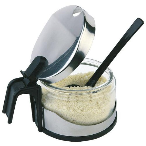 APS Ersatzglas für Parmesan-Menage, Ø 9 cm, H: 5,5 cm, Glas