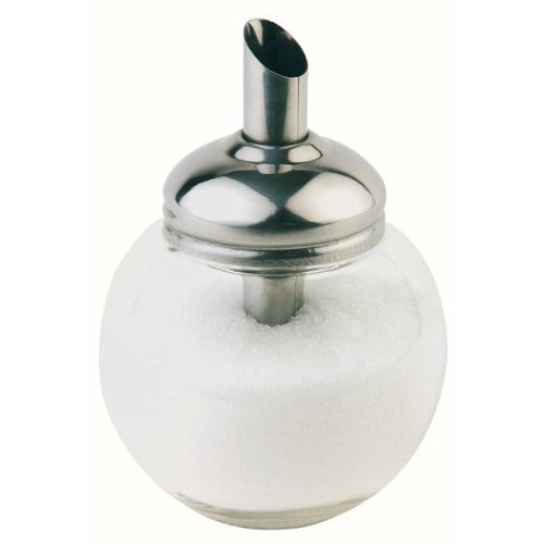 APS Zuckerdosierer aus Glas mit Edelstahlverschluss für präzise Zuckerdosierung