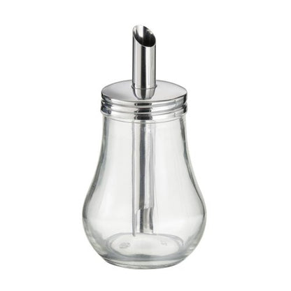 APS Zuckerdosierer aus Glas mit Edelstahl-Schraubdeckel für Gastronomie