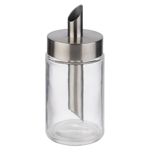 APS Zuckerdosierer aus Glas mit Edelstahl-Schraubdeckel für die Gastronomie