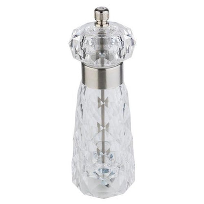 APS Salzmühle -DIAMOND- aus Acryl und Edelstahl, ideal für Gastronomie