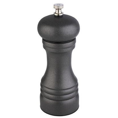 APS Salzmühle Gunmetal aus Edelstahl, ideal für Gastronomie