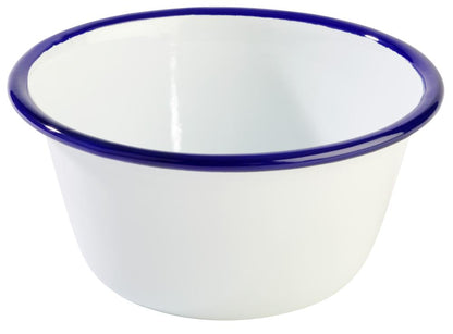 APS Schale -ENAMELWARE- aus emailliertem Stahlblech, Ø 13 cm, geeignet für Gastronomie