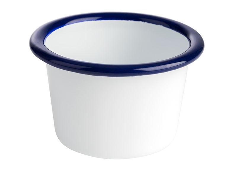 APS Schale -ENAMELWARE- aus emailliertem Stahlblech, Ø 7 cm, ideal für Gastronomie