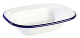 APS Schale -ENAMELWARE- , 16 x 12 cm, H: 3,5 cm , emailliertes Stahlblech