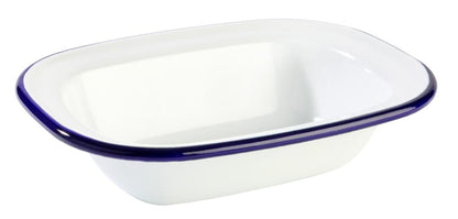 APS Schale -ENAMELWARE- 18x13,5 cm aus emailliertem Stahlblech für Gastronomie