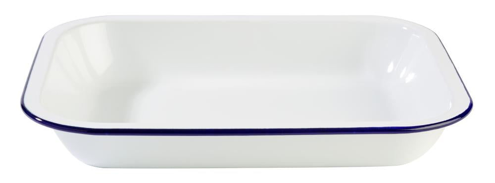 APS Schale -ENAMELWARE- 28x23 cm aus emailliertem Stahlblech für Gastronomie