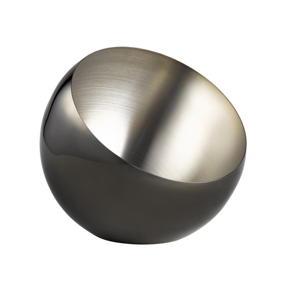 APS Schale -SPHERE- aus Edelstahl für die Präsentation von Speisen.