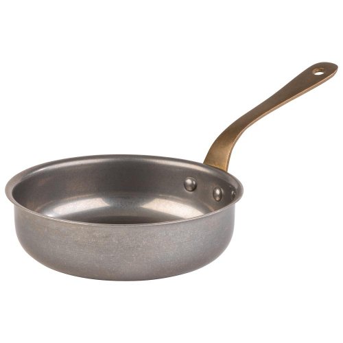 APS Stielkasserolle Edelstahl Ø 14 cm, ideal für Snacks und Dips