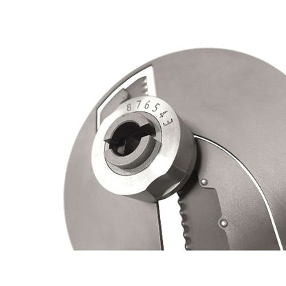 FEUMA TED Buntschnittscheibe aus Edelstahl, verstellbar von 3,0 bis 8,0 mm