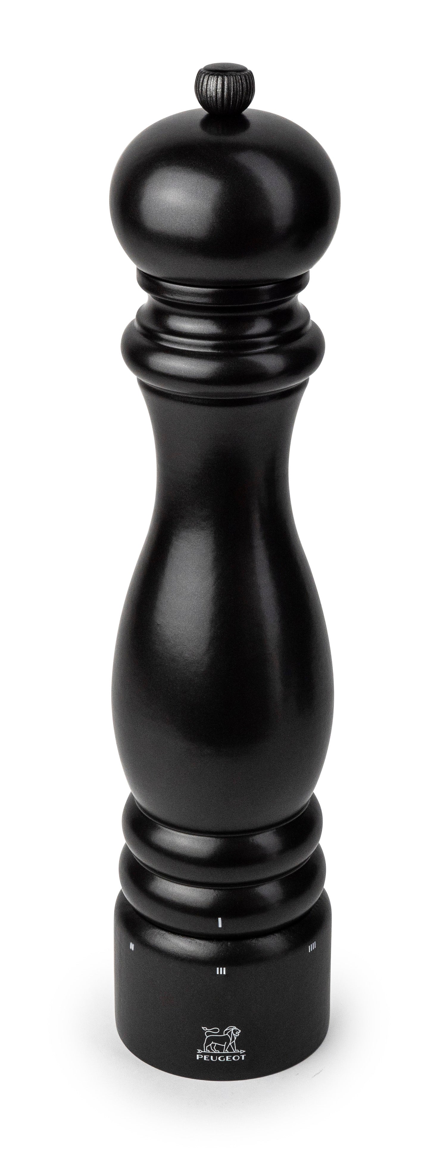 PEUGEOT PARIS Pfeffermühle in satinschwarz für aromatisches Würzen am Tisch