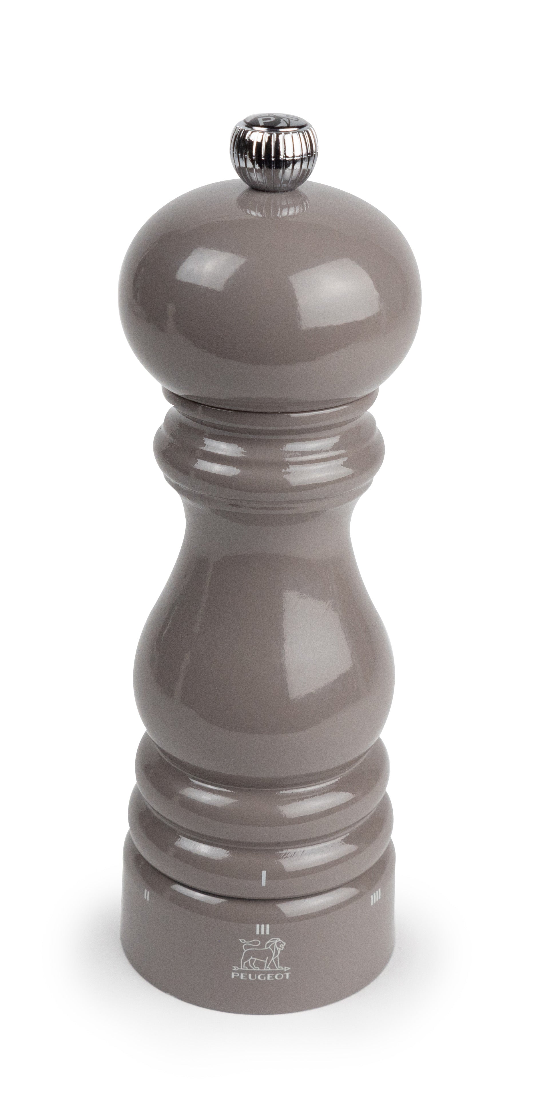 PEUGEOT PARIS Pfeffermühle u'Select 18 cm in Rauchgrau für den gedeckten Tisch
