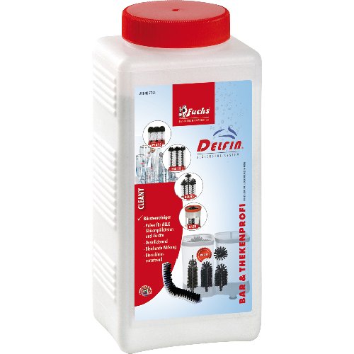 Fuchs Bürstenreiniger für Delfin, 1kg - Desinfizierendes Reinigungsmittel für Gläser