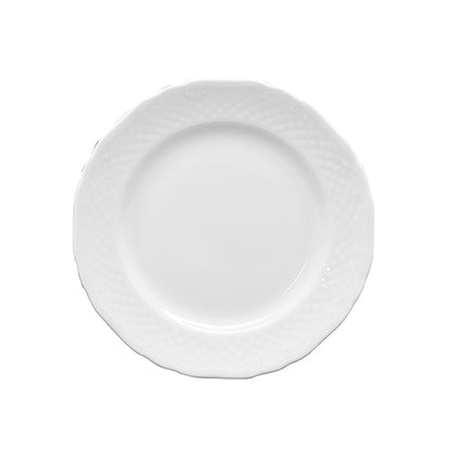 Eschenbach Teller flach 21 cm Weiss LA REINE für Frühstück und Kuchen