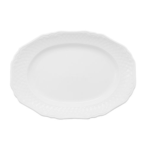 Eschenbach Platte oval 32 cm Weiss für stilvolle Servierung von Fleisch und Fisch