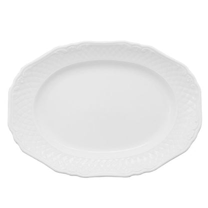 Eschenbach Platte oval 36 cm Weiss für das Servieren von Fleisch und Fisch