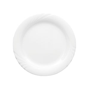 Eschenbach flacher Teller 20 cm Weiß für Frühstück und Kuchen