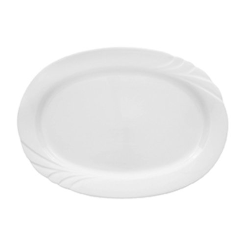 Eschenbach Platte oval 28 cm Weiss AMBIENTE für Salate und Beilagen