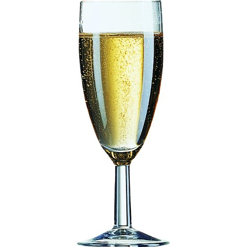 Arcoroc Sektglas 14,5cl, geeignet für Sekt und Champagner, spülmaschinenfest