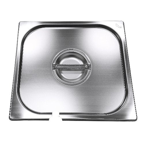 Cookmax GN Deckel mit Löffelausschnitt aus Edelstahl für GN-Behälter 2/3