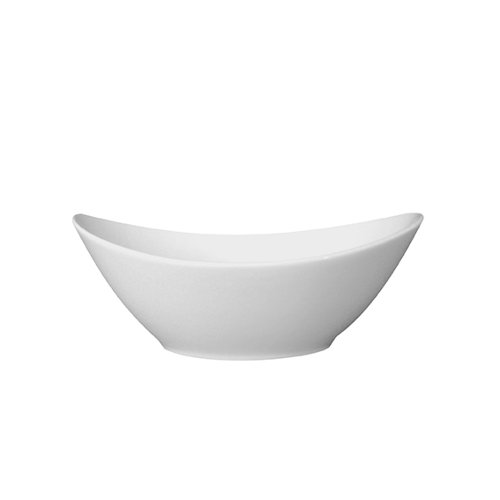 Eschenbach Schüssel oval 18 cm aus Porzellan für Desserts und Salate.