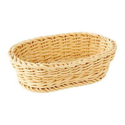 APS Korb 19 x 12 cm aus Polypropylen, hellbeige – ideal für Gastronomie