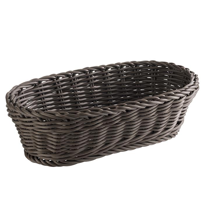 APS Korb aus Polypropylen, 28 x 16 cm, für Gastronomie und einfache Reinigung.