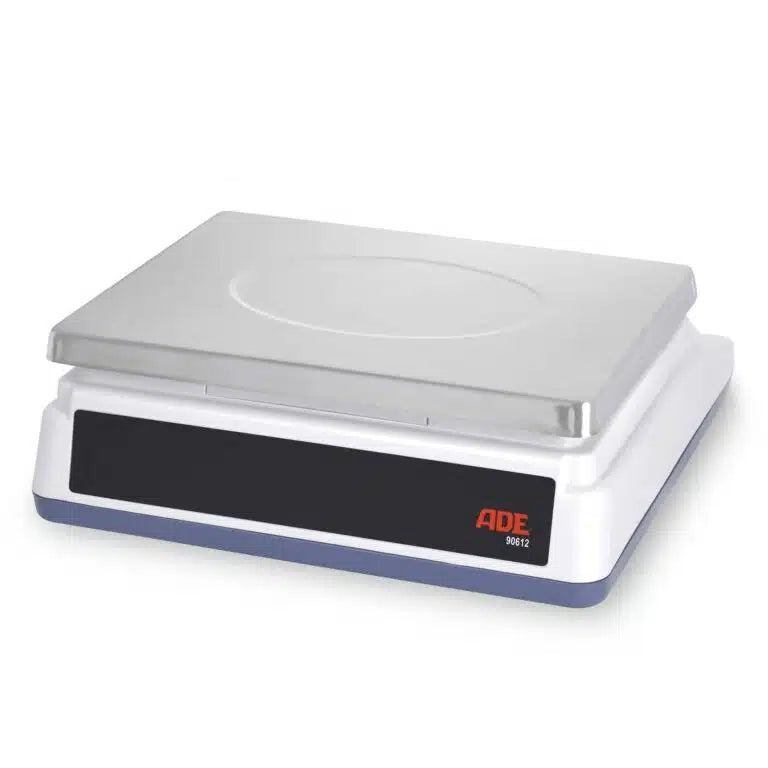 ADE Portionswaage 90612-30 mit Edelstahl-Wiegefläche und LCD-Display