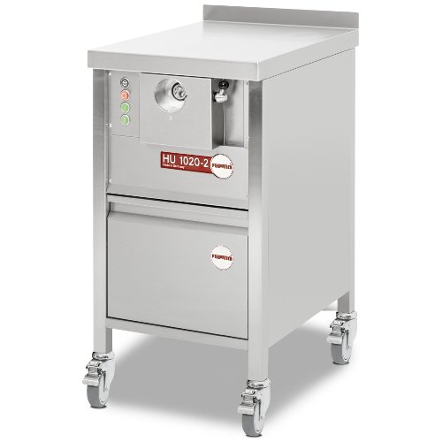 FEUMA Maschinenschrank 500 - AE 20-2 E fahrbar mit 4 Lenkrollen, Edelstahl, für Gastronomie