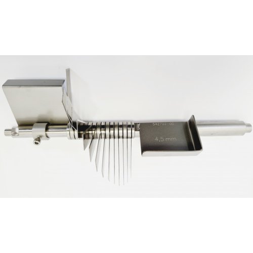 FEUMA Fächermessersatz 4,5 mm für professionelle Lebensmittelverarbeitung.