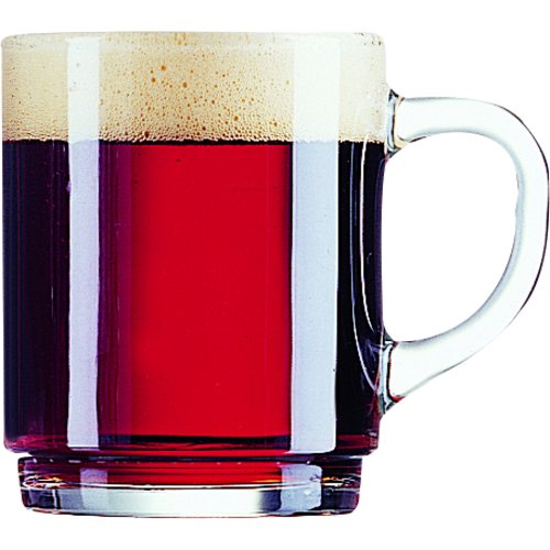 Arcoroc Tee/Glühweinbecher 25cl mit Henkel, stapelbar
