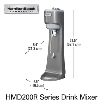 Hamilton Beach Commercial® Single Spindle Getränkemixer HMD200R für die Zubereitung von Shakes und Cocktails