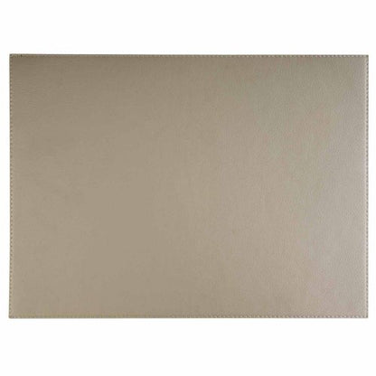 APS Tischset aus Kunstleder, 45 x 32,5 cm, grau für Gastronomie