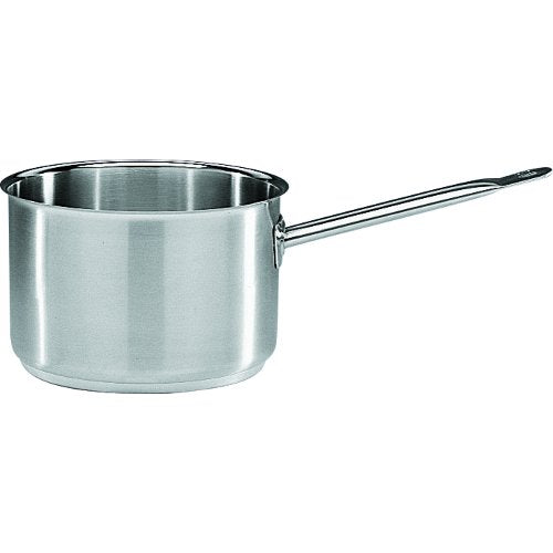 Cookmax Stielkasserolle hoch Eco 16cm aus Edelstahl für Gastronomie