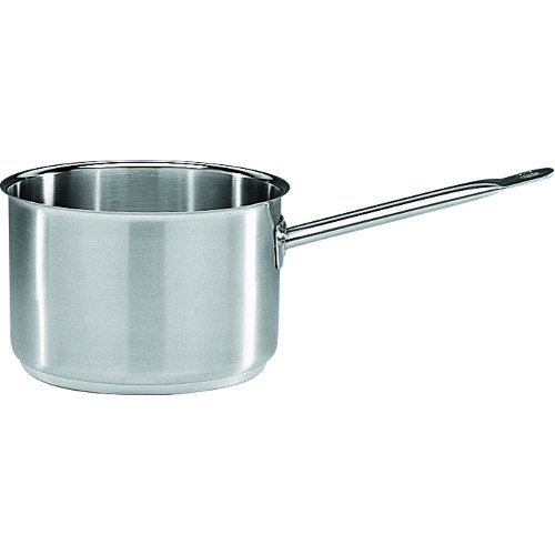 Cookmax Stielkasserolle hoch Eco 20cm aus Edelstahl für Gastronomie
