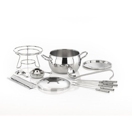 APS Fondueset und Feuerzangenbowle, Edelstahl, für gesellige Anlässe