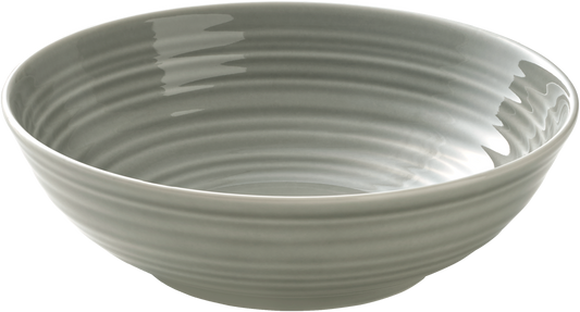 BHS tabletop AG Schüssel rund Struktur GRAY 20cm für die Präsentation von Speisen.