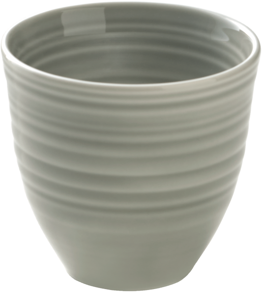 BHS tabletop AG Bowl rund Struktur GRAY 10cm aus Porzellan für Gastronomie